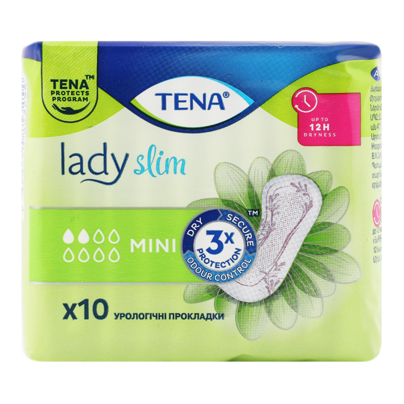 Прокладки Tena 10шт Урологічні Slim Mini