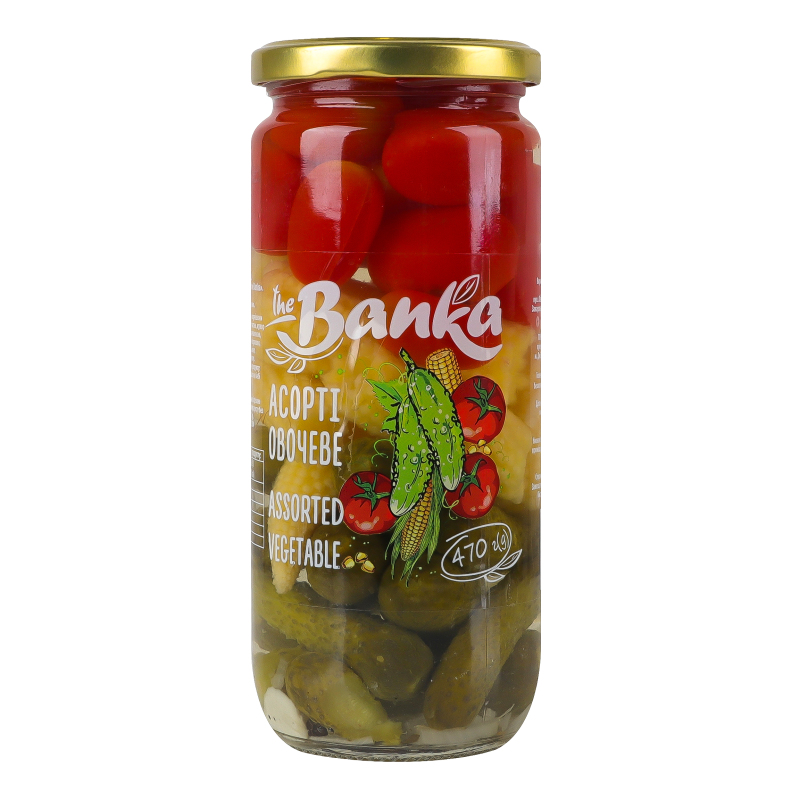 Асорті The Banka 470г Тріо овочеве
