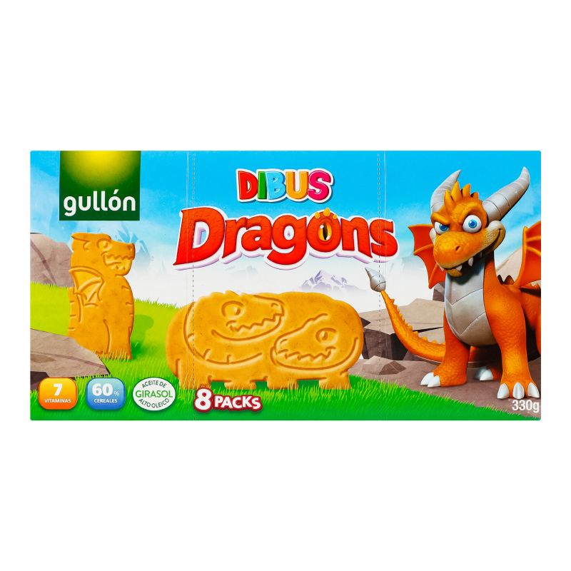 Печиво Gullon 300г Dibus Dragons