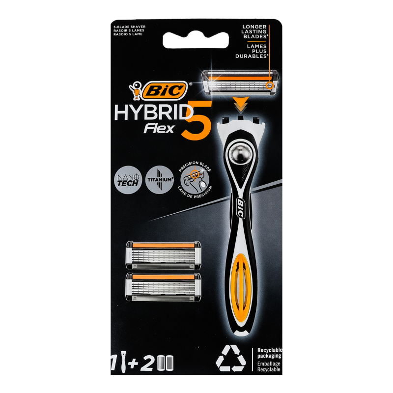 Станок BIC 1шт Flex 5 Hybrid+2 касети