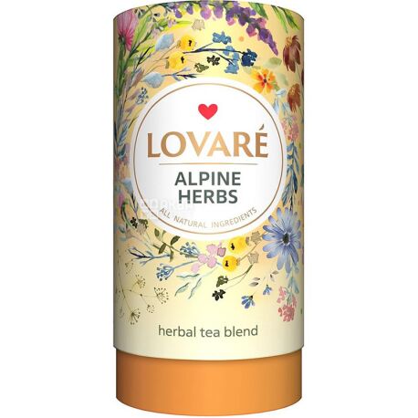 Чай Lovare 80г Альпійські трави з/б