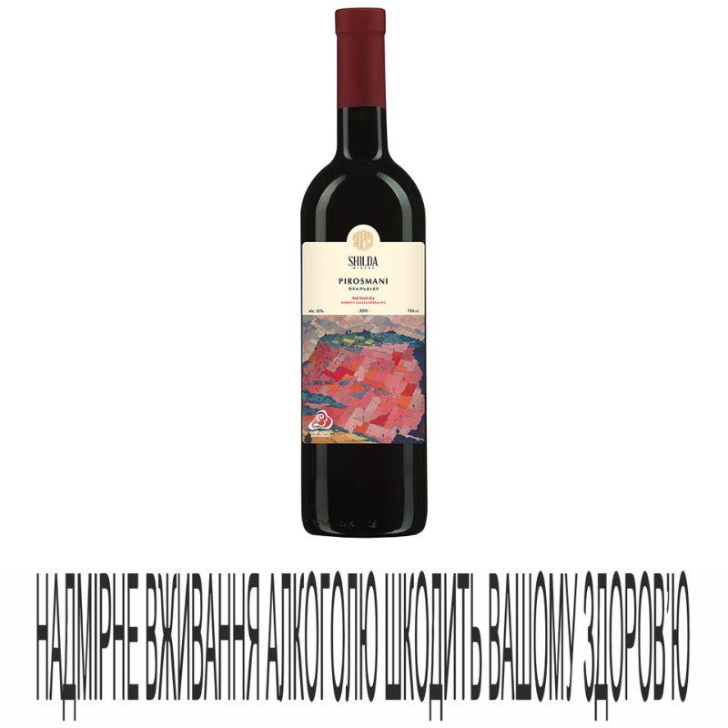 Вино Shilda 0,75л Pirosmani ч н/сух12,5%