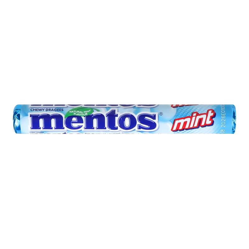 Драже жув Mentos 38г Мята