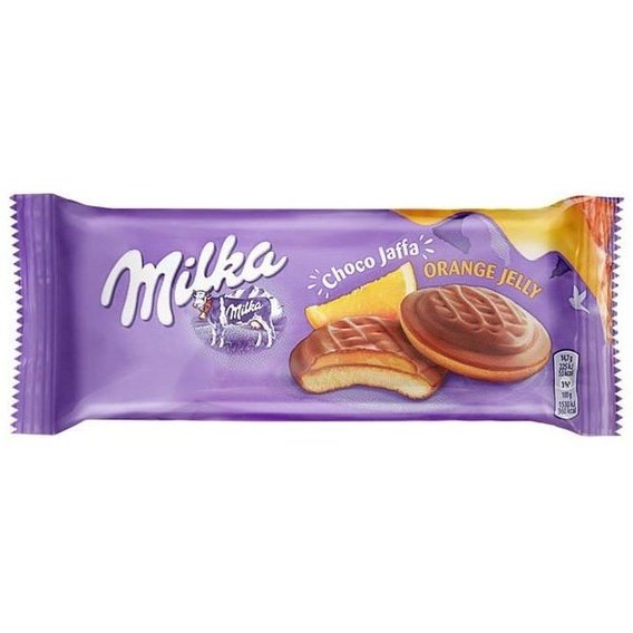 Печиво Milka 147г Апельсин желе