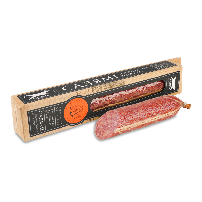 Ковбаса Алан с/в 300гСалямі ПарміджРедж