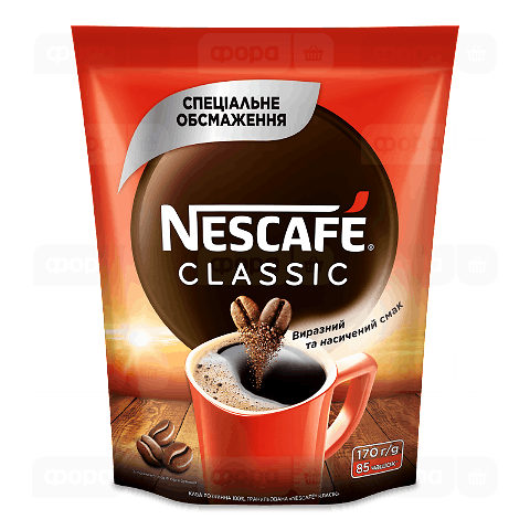 Кава Nescafe 170г Класік розчинна д/п