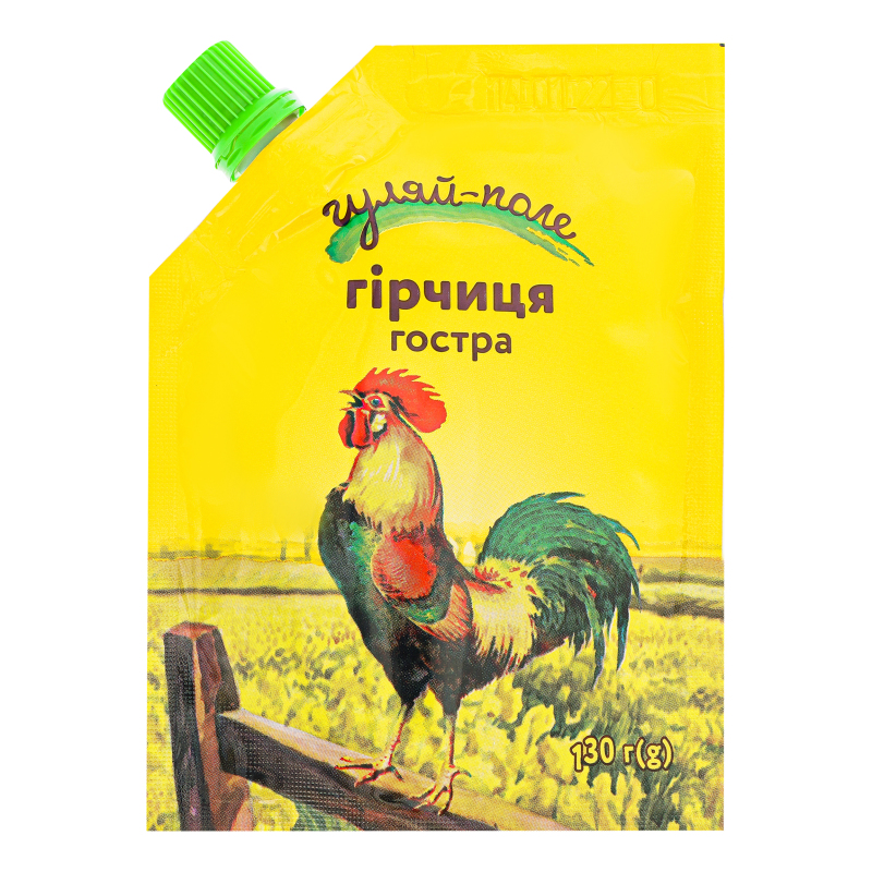 Гірчиця Гуляй Поле 130г Гостра