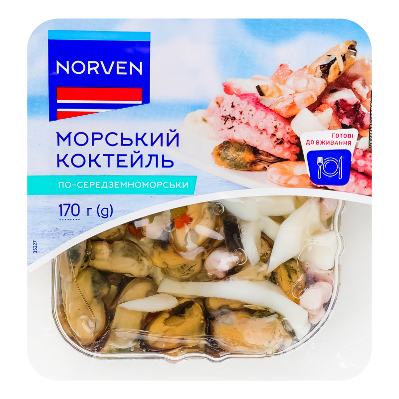 Морепрод Norven 170г Морський коктейль