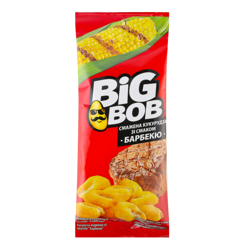 Кукурудза смажена Big Bob 60г Барбекю