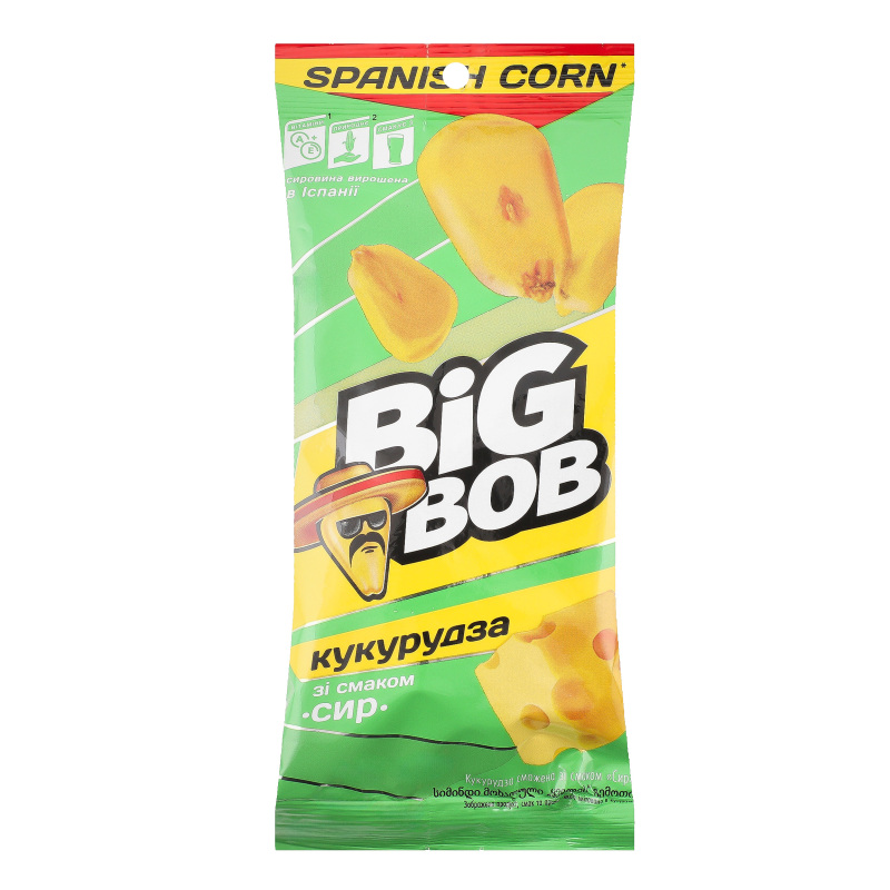 Кукурудза смажена Big Bob 60г Сир