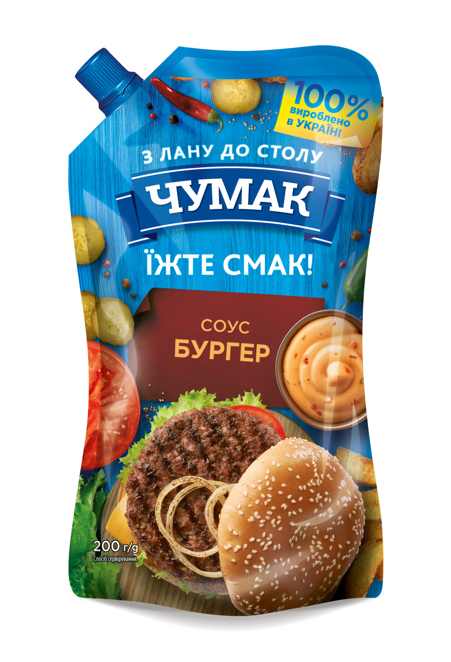 Соус Чумак д/п 200г Бургер з гостринкою