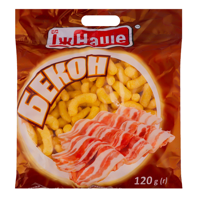 Палички кукурудзяні Їж Наше 120г Бекон