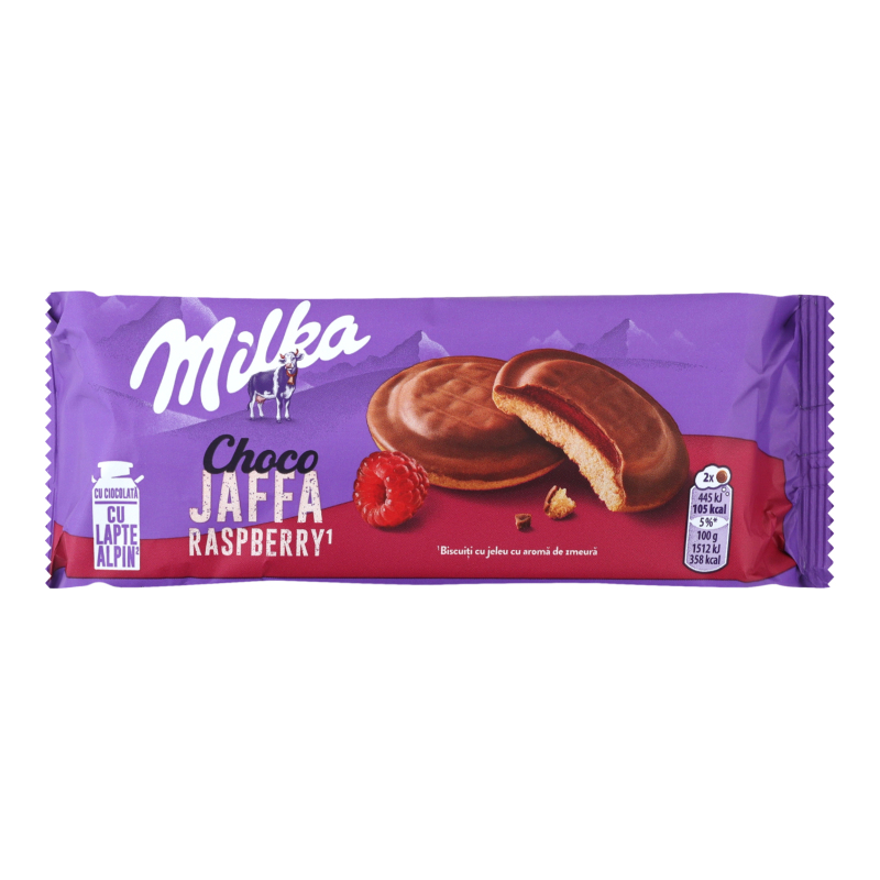 Печиво Milka 147г Choco Jaffa Raspberry