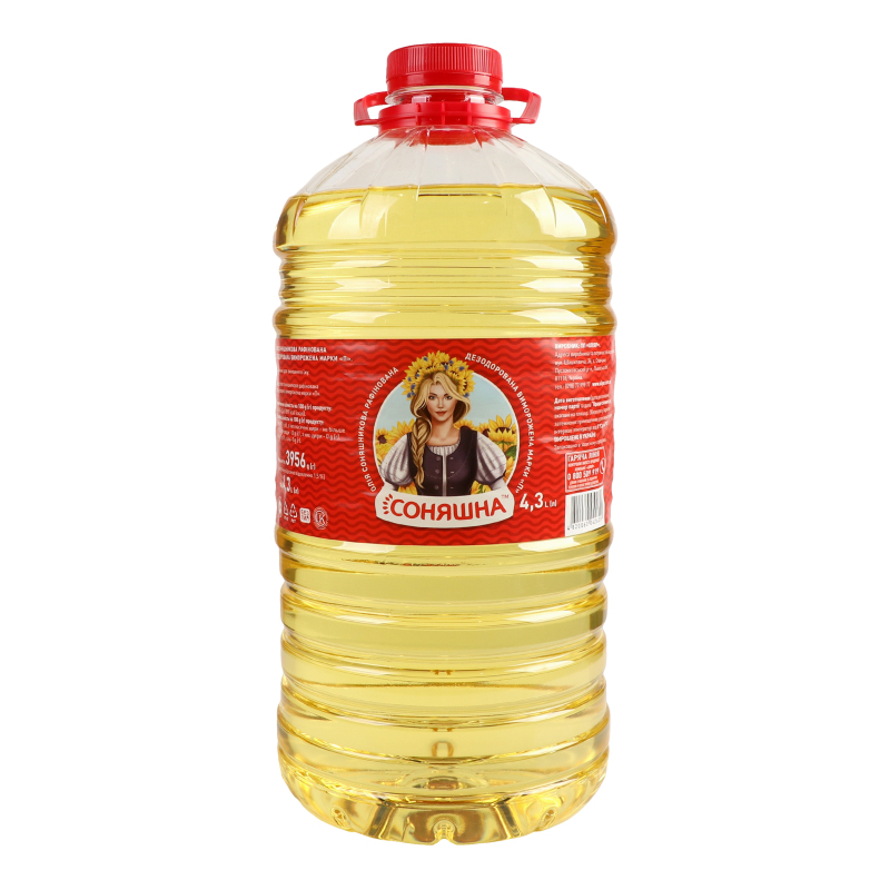 Олія Соняшна 4,33л рафінована
