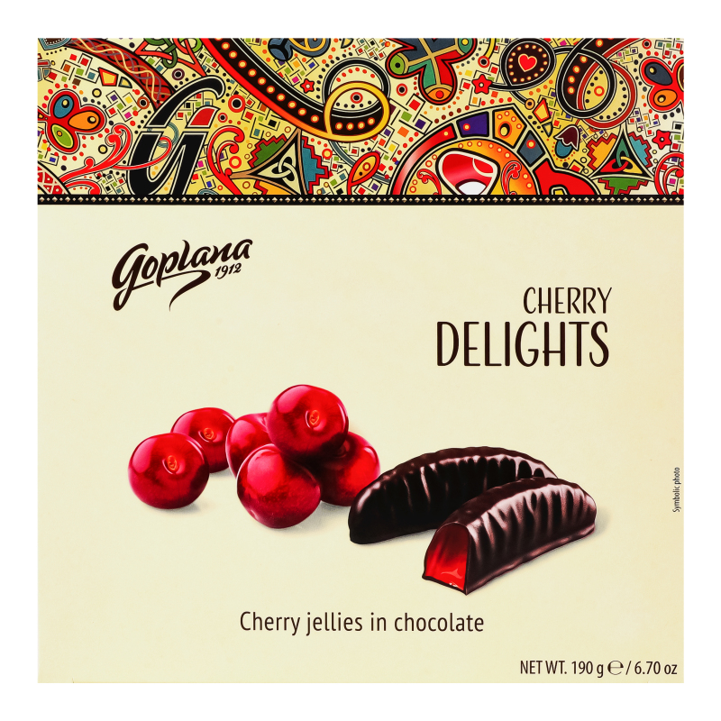 Цукерки Goplana 190г Delights Вишн желе