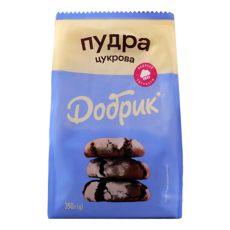 Пудра Добрик 350г цукрова