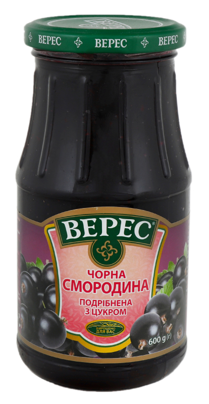 Консерва сол Верес 600г Смородина ч с/б