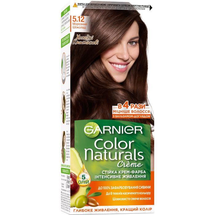 Фарба Garnier 5.12 Морозний шоколад