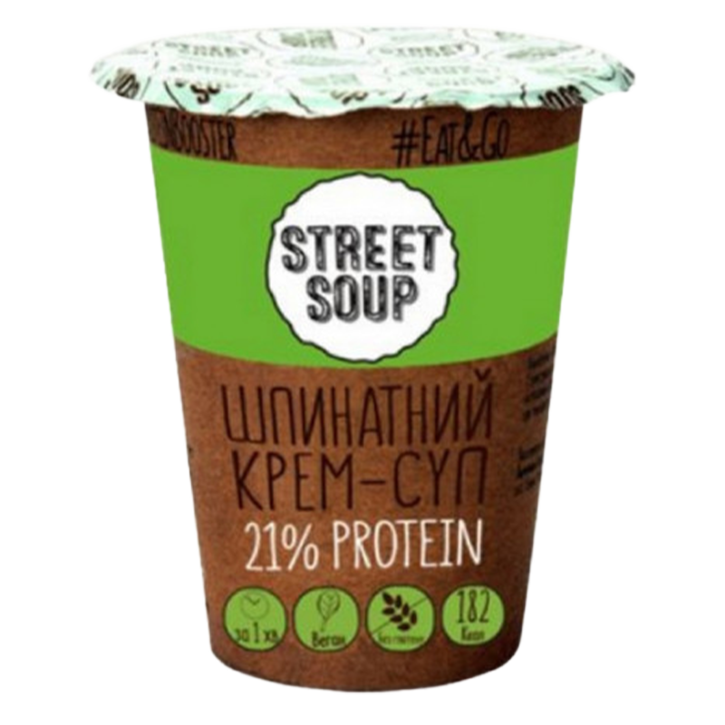 Швид харч Street Soup 50гКрем-суп шпинат