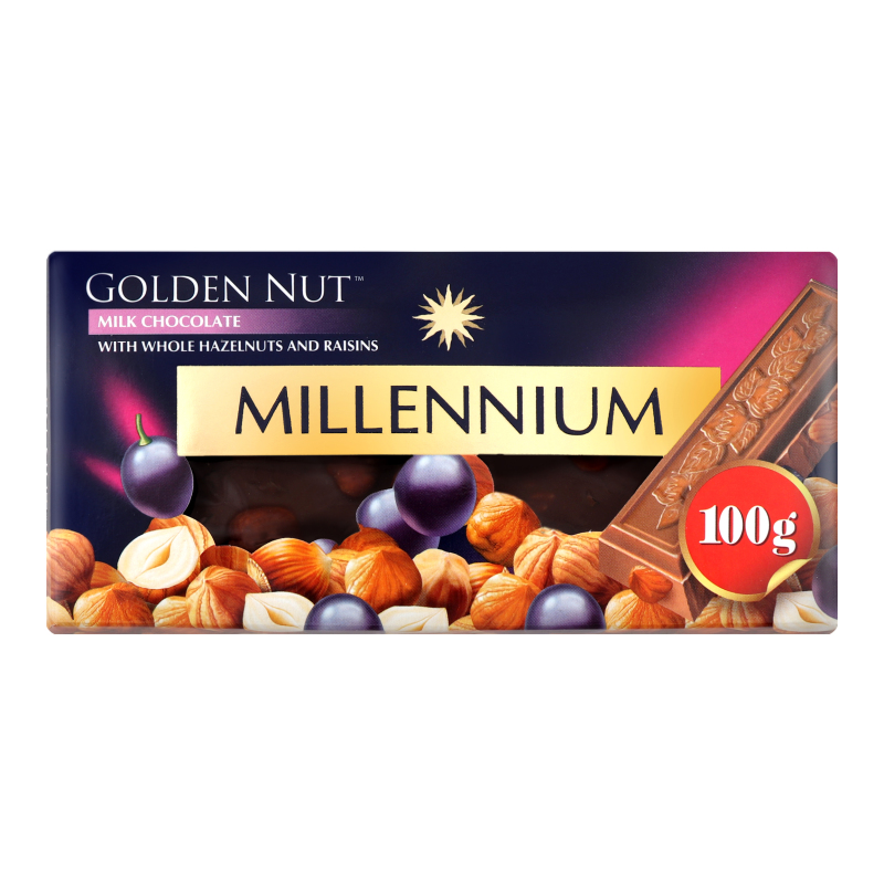 Шоколад Millennium 100г Голд Мол гор род