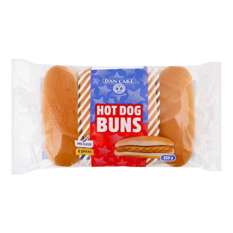 Булочка Dan Cake 250г Пшенична хот-дог