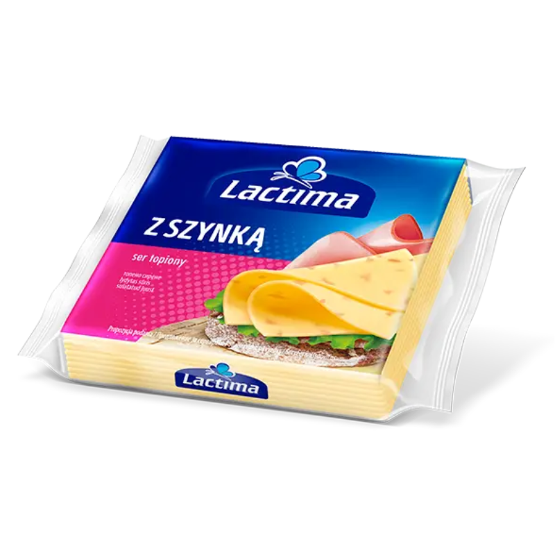 Сир Lactima пл тост 130г Шинка 8пл