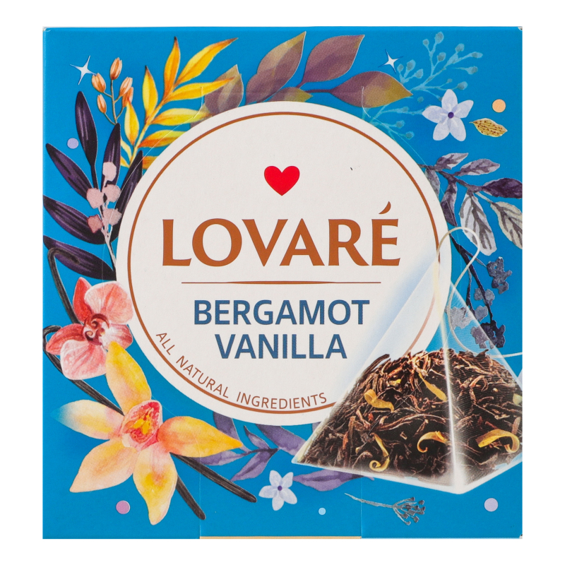 Чай Lovare 15шт*2г Бергамот ваніль