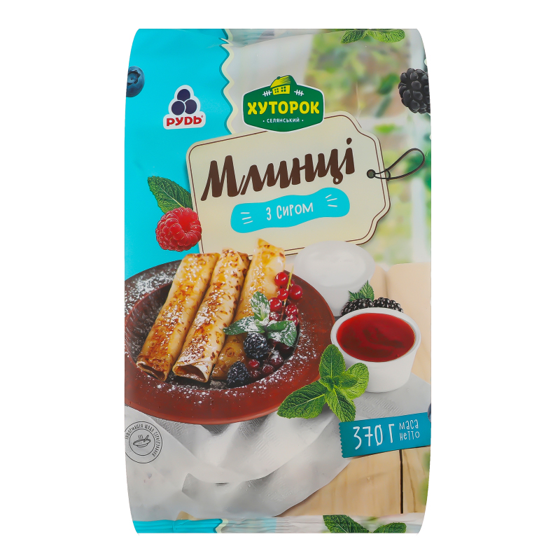 Млинці Хуторок 370г Французькі з сиром