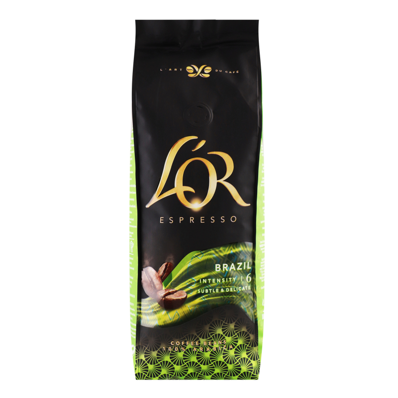Кава L'OR 500г Espresso Бразилія зерна
