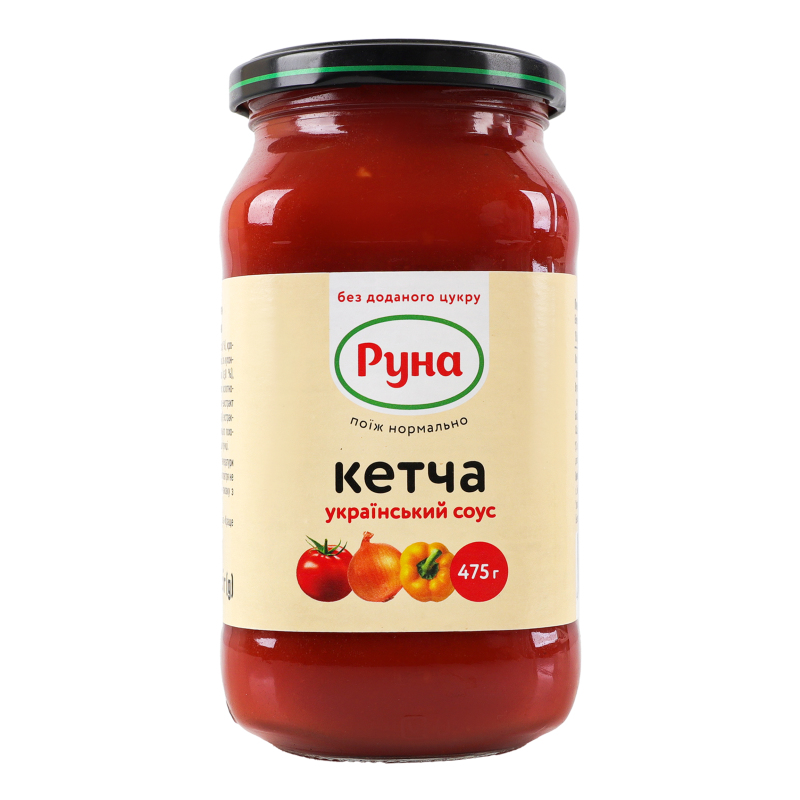Соус Руна 475г Кетча б/цукру