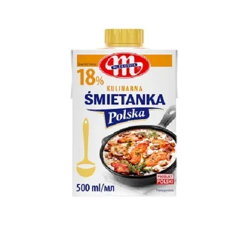 Вершки Mlekovita 18% 500мл