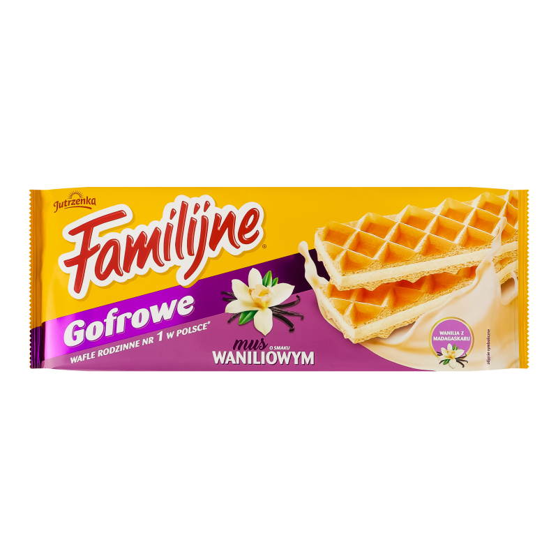 Вафлі Familijne 180г Vanilla Cream