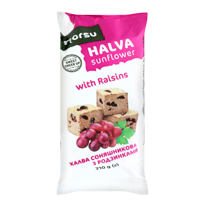 Халва Norsu 210г Соняшникова з родзинкам