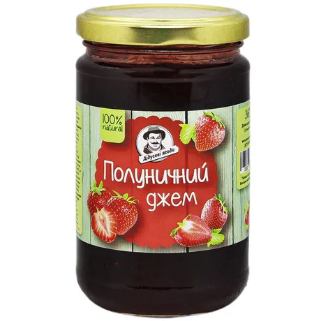 Джем Дідусеві ягоди 360г Полуничний