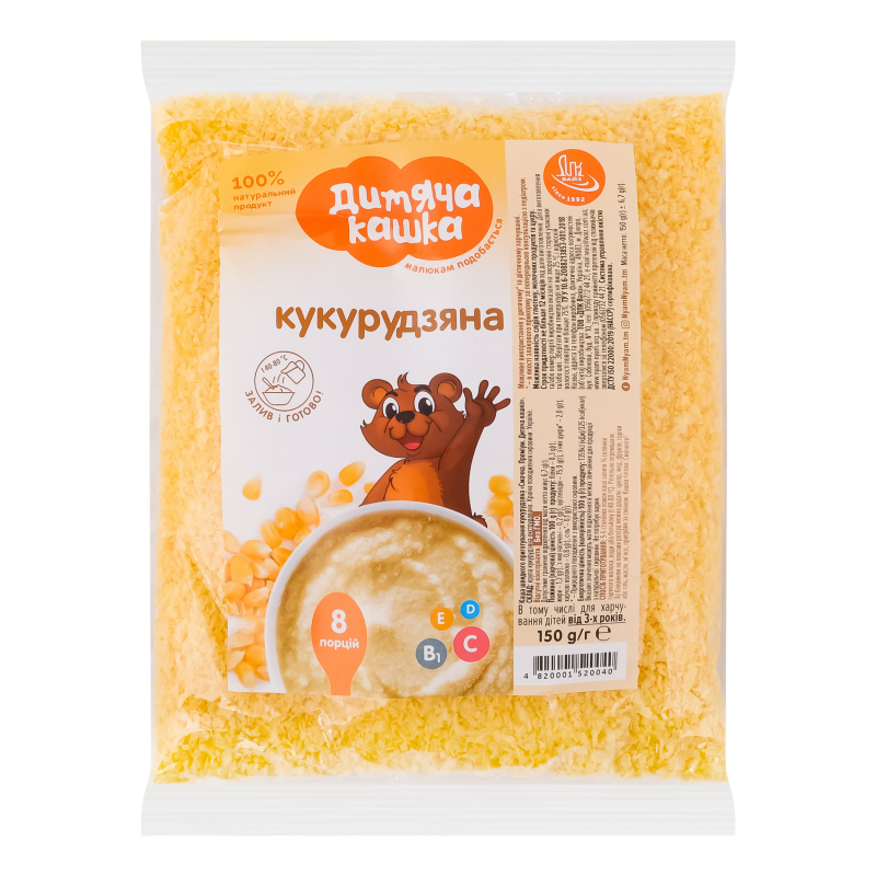 ДХ Каша Дитяча кашка 150г Кукурудз