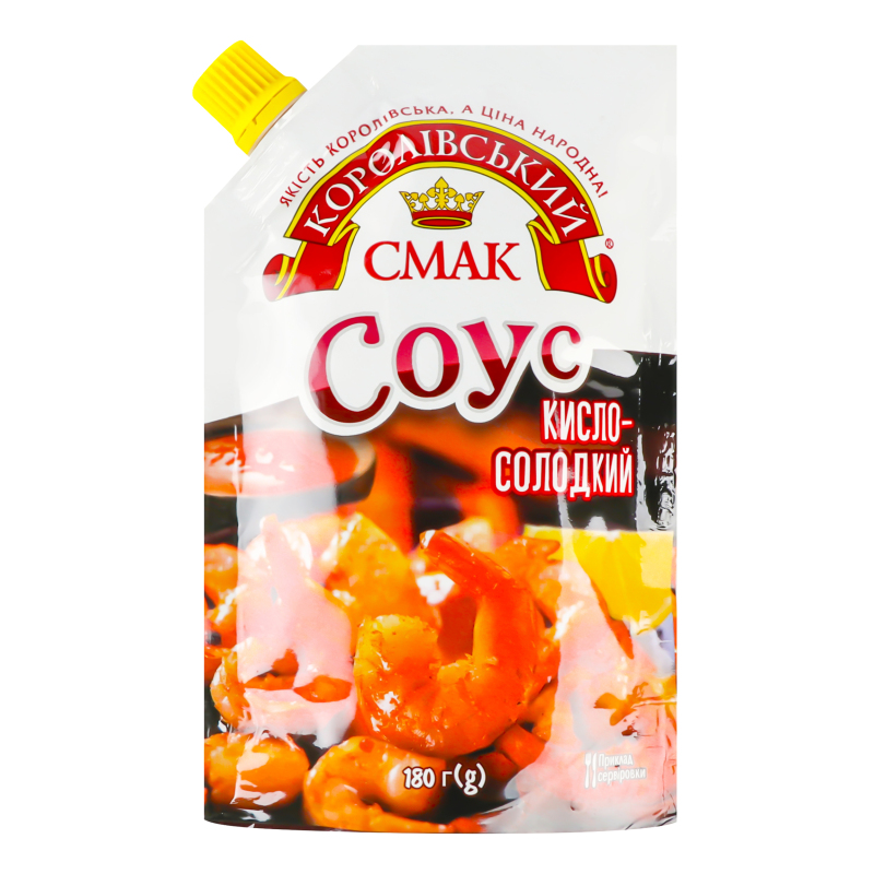 Соус Королівський Смак 180гКисло-сол д/п