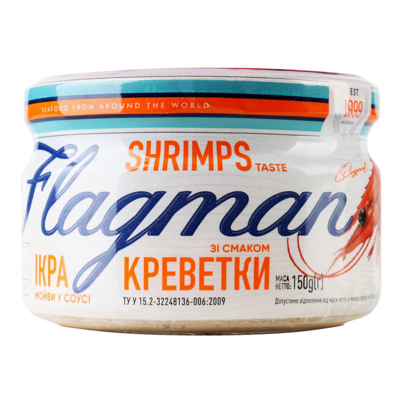 Ікра Мойви Flagman 150г Креветка с/б