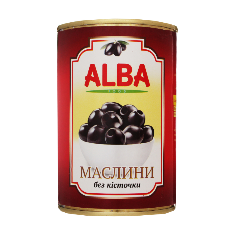 Маслини Alba Food 425мл б/к з/б