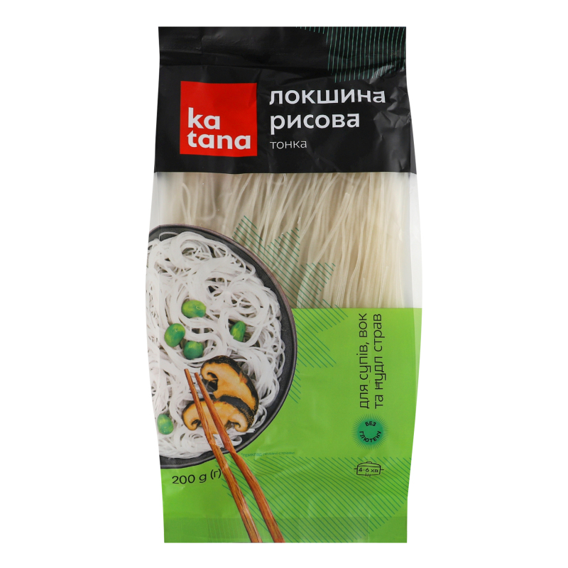 Локшина Катана 200г Рисова тонка