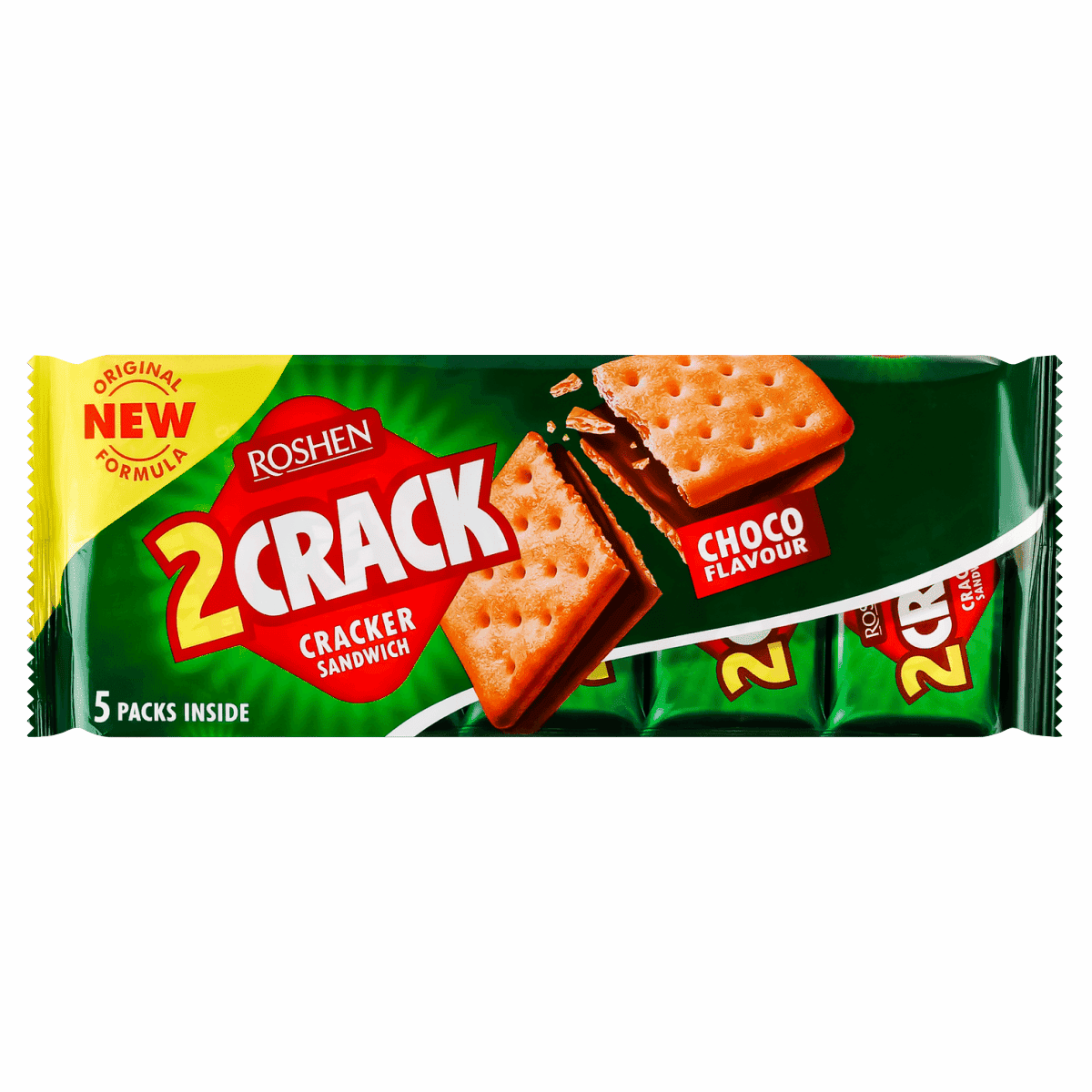 Крекер ROSHEN 235г 2 crack Шоколад