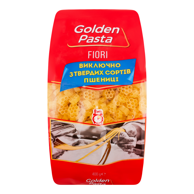 Макарони Golden Pasta 400г Колесо