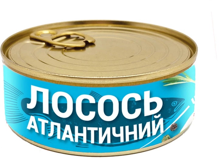 Консерва Banga 230г Лосось атлан натур