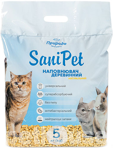 Наповнювач Sani Pet 2,5кг УніверсалДерев