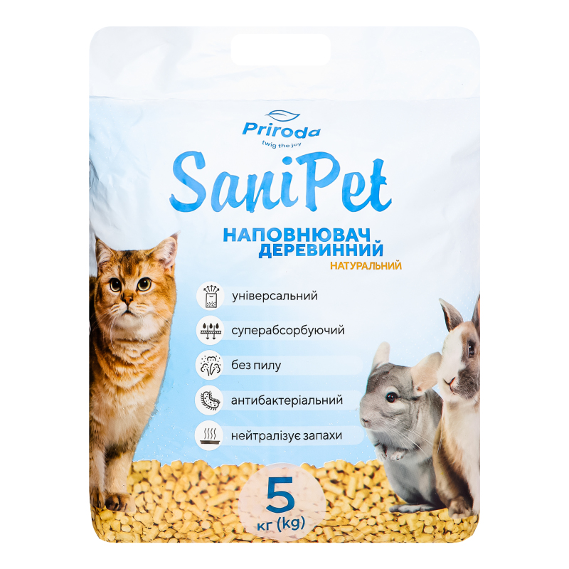 Наповнювач Природа5кг SaniPet Унів дерев