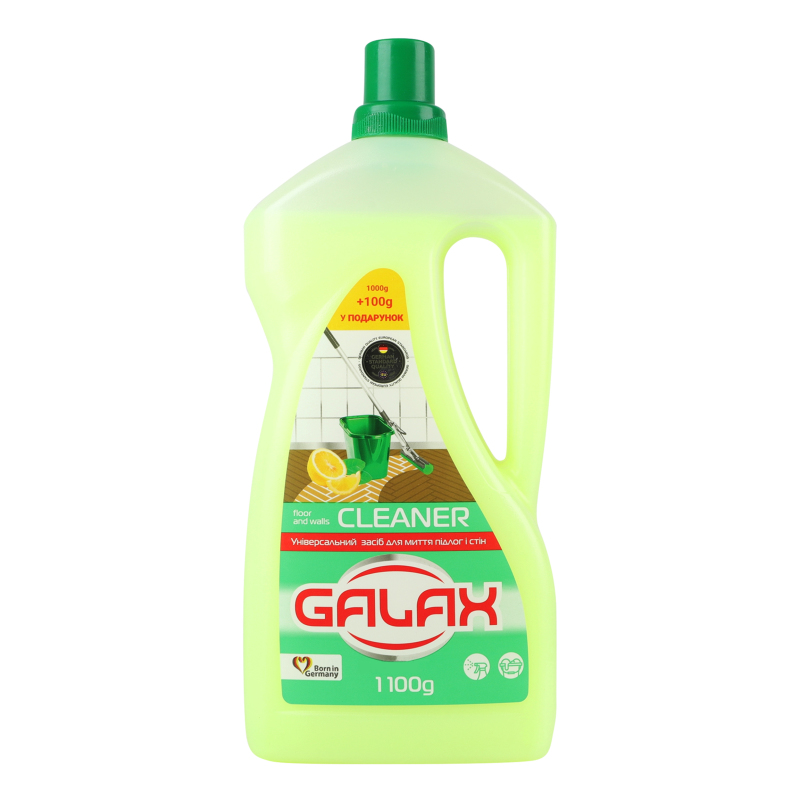 Засіб д/підлоги та стін Galax 1,1л Лимон