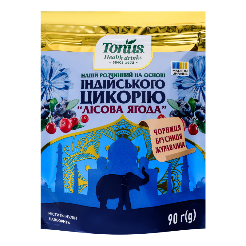 Напій Золоте Зерно 90г ТОНУС Лісова ягод