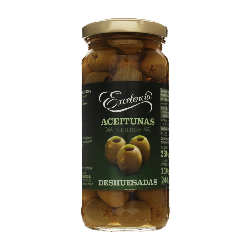Оливки Excelencia 240 гр 340/360 зел б/к