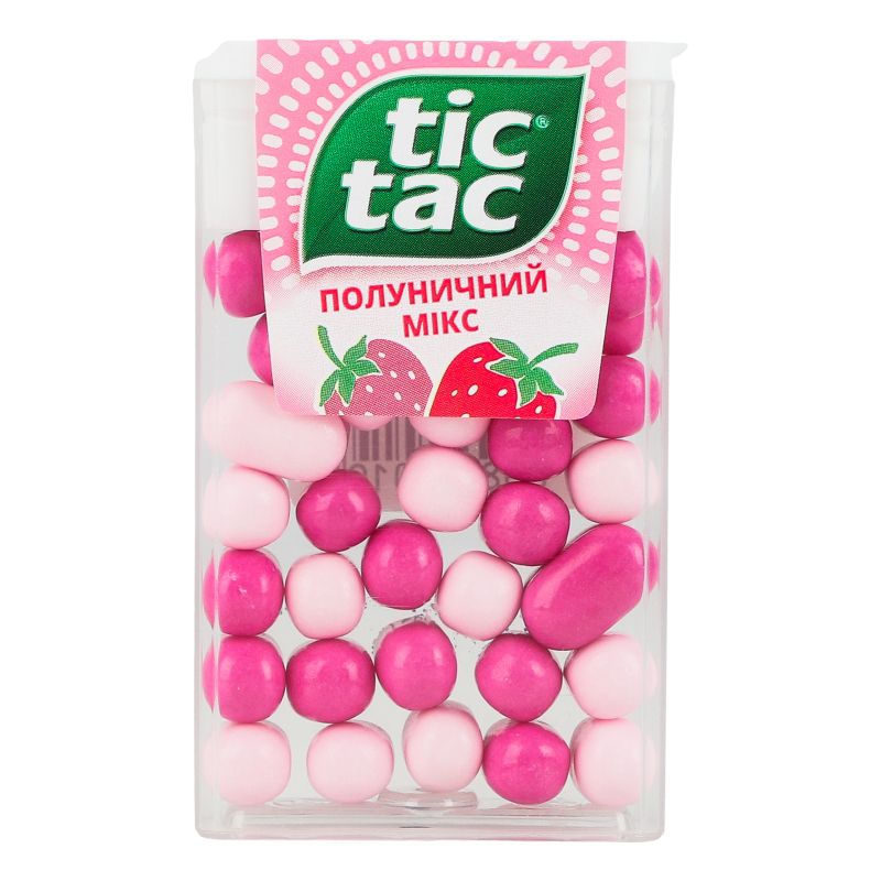 Драже tic tac 18г Полуниця