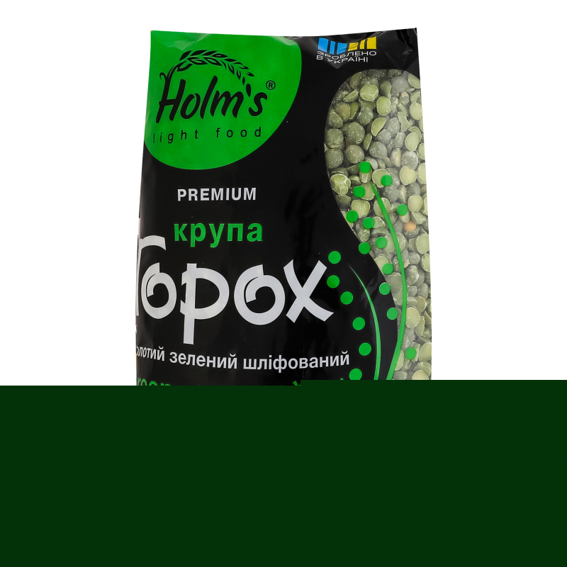 Крупа Holms 800г Горох колотий зелений