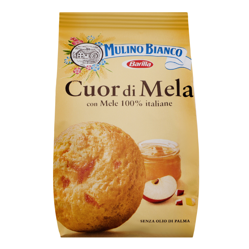 Печиво Mulino Bianco 250г Cuor яблуко
